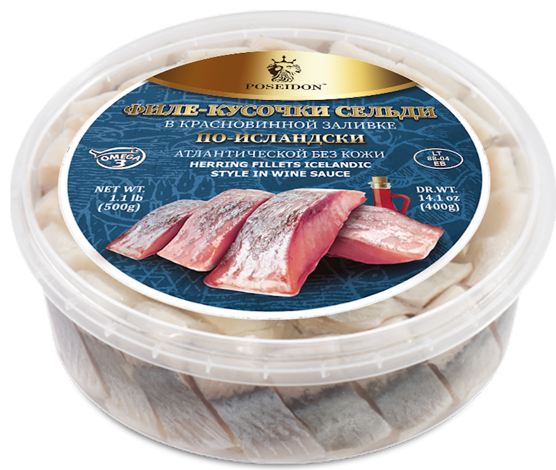 Atlantic Herring Fillet "Icelandic Style" in Wine Sauce
